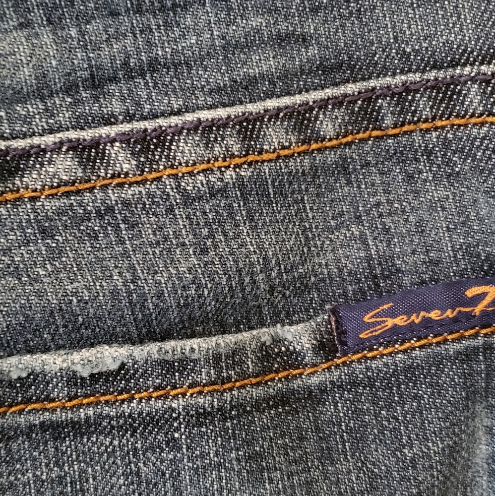 7 For All Mankind Low Rise Jeans - Picture 3 of 8